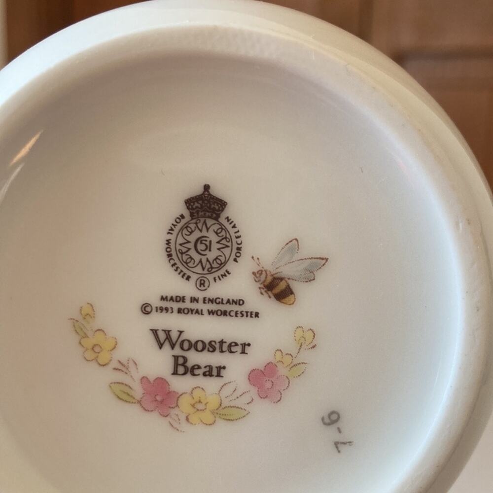 Vintage Royal Worcester “Wooster Bear” Mug